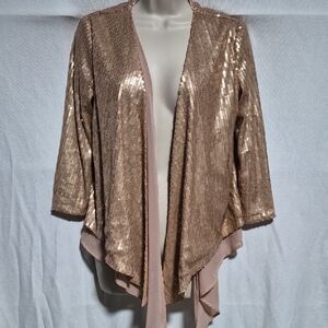 Blush Sequin Cardigan